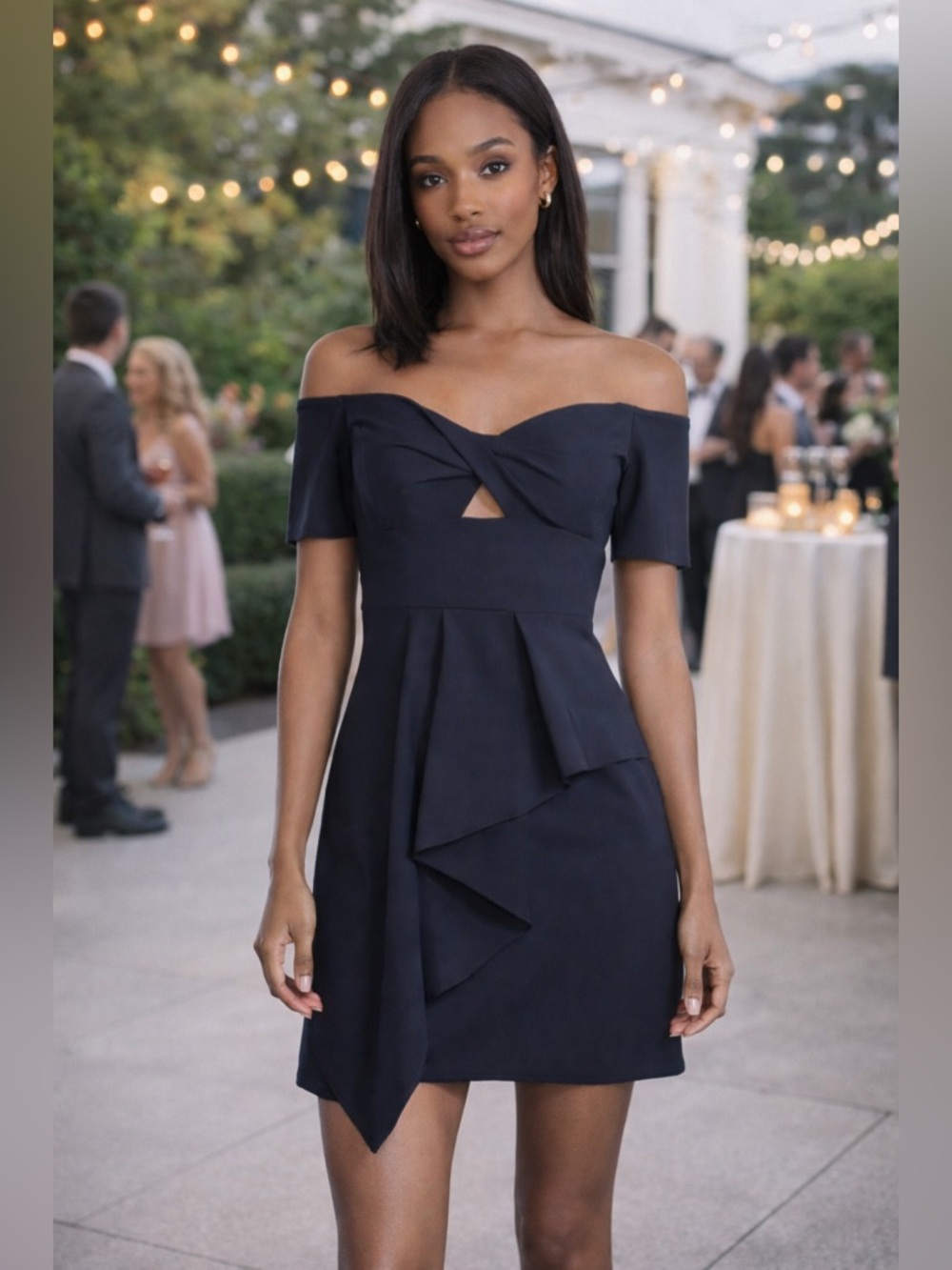 Milly Black Vanessa Sheath Dress Size 10